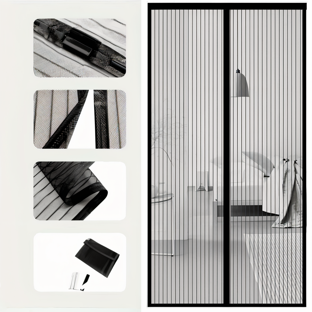 NetShield Mosquito Door Net with Magnetic Closure