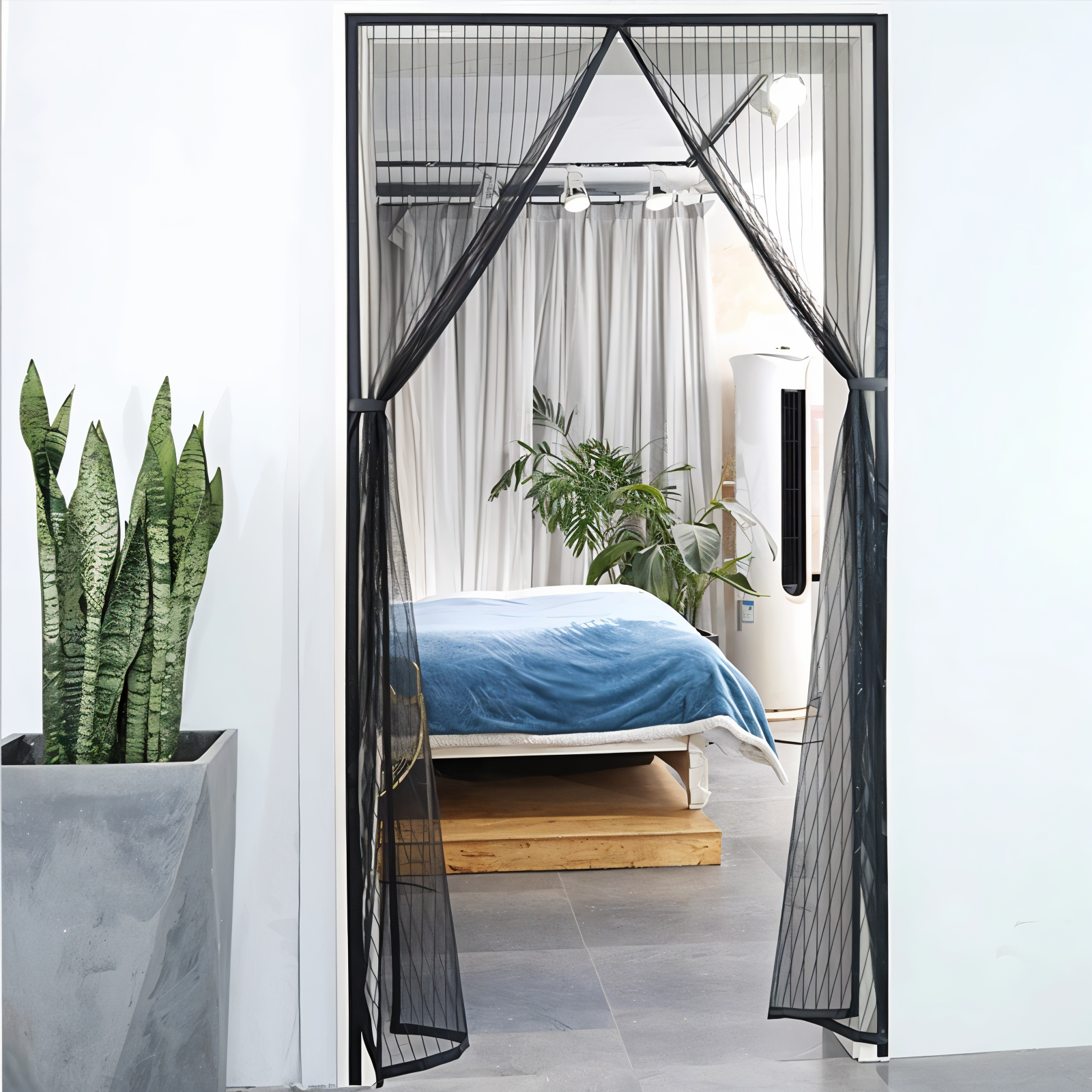 NetShield Mosquito Door Net with Magnetic Closure