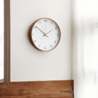 Elegant Wall Clock Made of Wood – Silent, Large (30 cm)