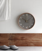 Elegant Wall Clock Made of Wood – Silent, Large (30 cm)
