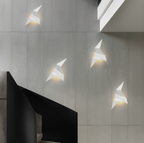 OriTori Wall Light - Geometric Origami Bird Wall Light - Japanese Style Wall Light Design