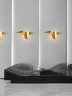 OriTori Wall Light - Geometric Origami Bird Wall Light - Japanese Style Wall Light Design