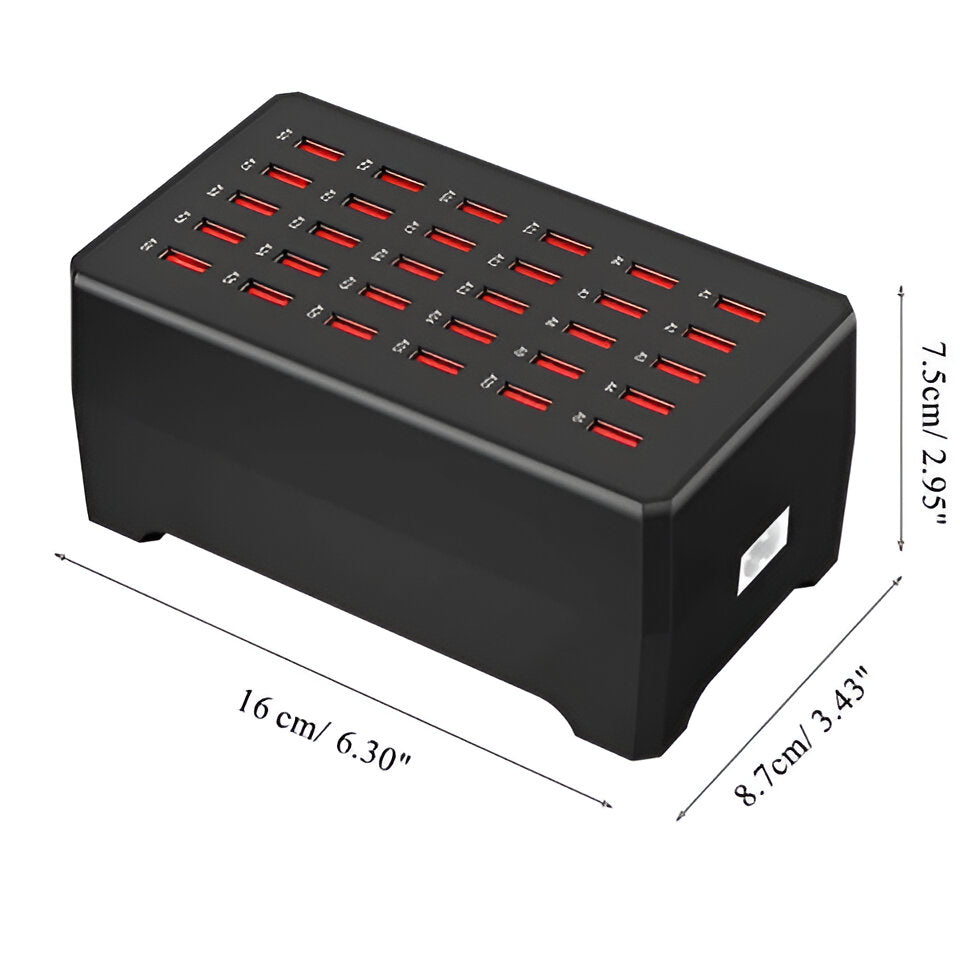 PowerPort Pro 30 - Universal Multi-USB Charging Station with 30 Ports