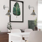 Retro Vintage Wall Lamp - Vintage-inspired Cone Metal Wall Lamp