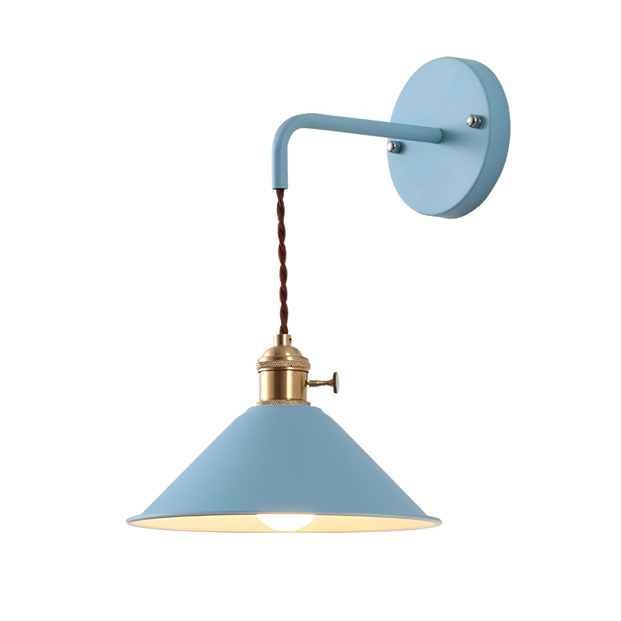 Retro Vintage Wall Lamp - Vintage-inspired Cone Metal Wall Lamp