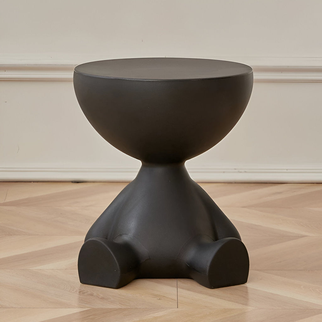 Creative Round Side Table in Cream