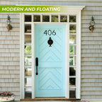 Black Full House Number - House Number Modern - House Number Sign