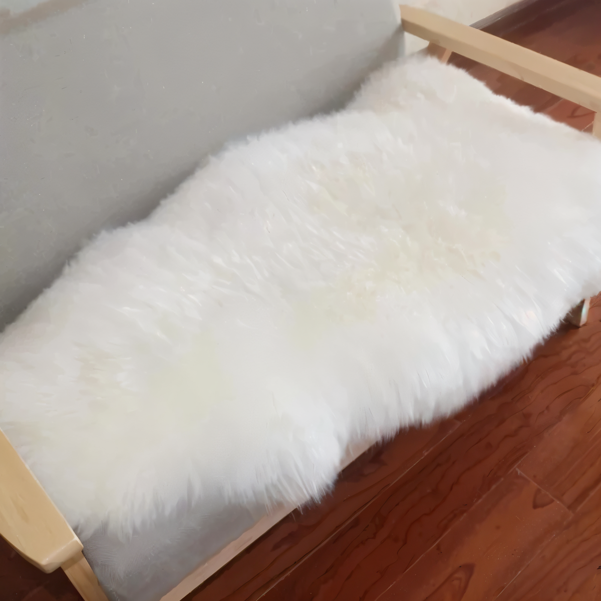 ShearLuxe Faux Fur Rug – Soft Imitation Sheepskin for Home Decoration