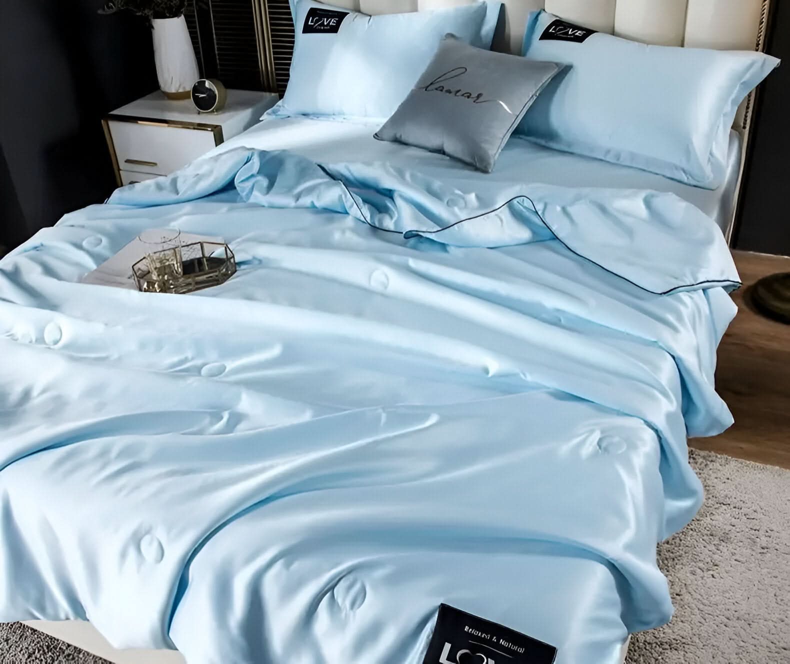FLUFFINA - Premium Satin Silk Bedding