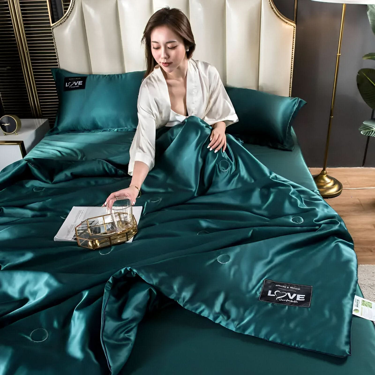 FLUFFINA - Premium Satin Silk Bedding