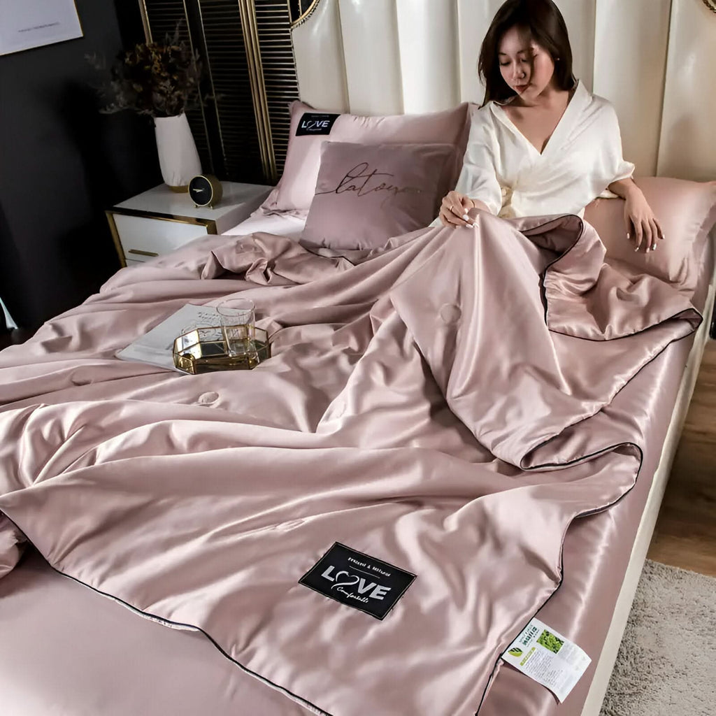 FLUFFINA - Premium Satin Silk Bedding