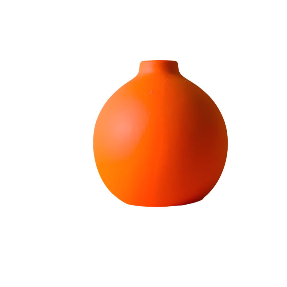 Scandinavian Ceramic Vase in Minimalist Style