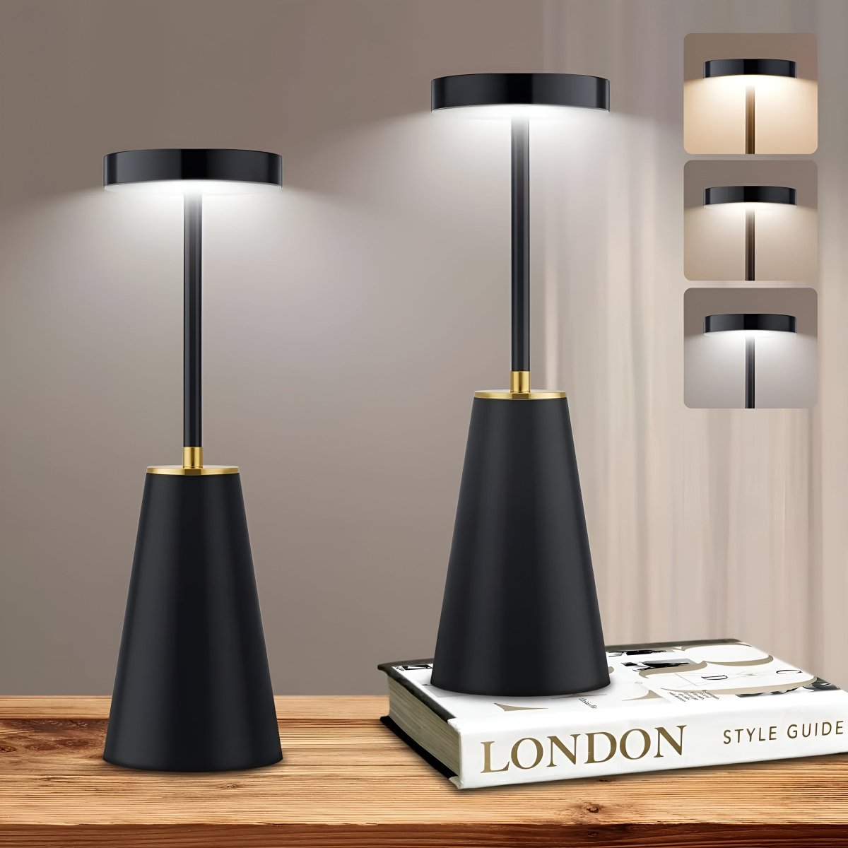 AuraTouch - Wireless lamp - Elegant design - Touch control