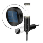 SolarShimmer - Stainless Steel Solar Post Lights Outdoor Lamp