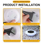 LED Solar Outdoor Lamp | Weatherproof, Easy Installation & Ideal for Garden and Patio Lighting