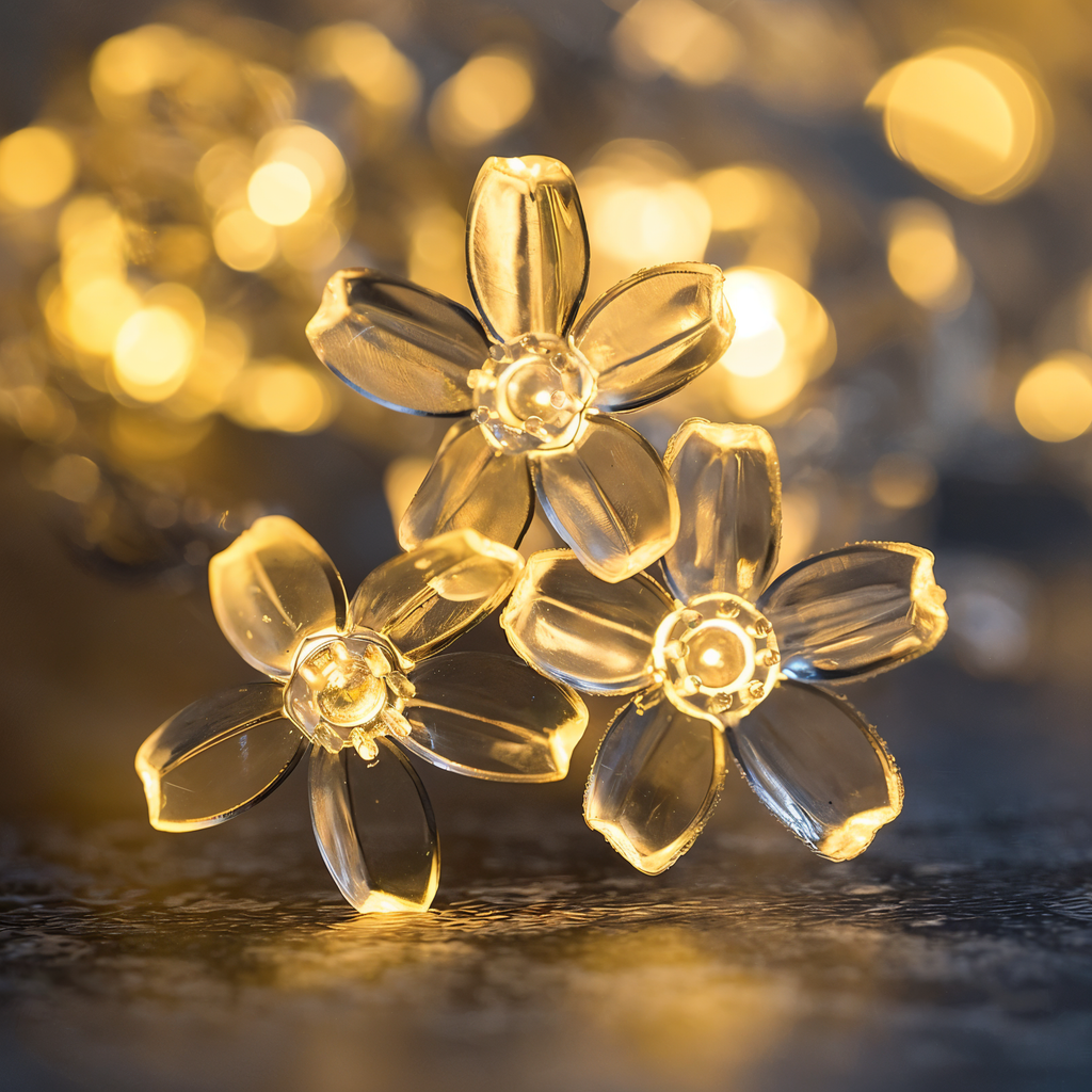Sparkle String Lights - Decorative Ball, Flower, Star, Snowflake LED String Lights