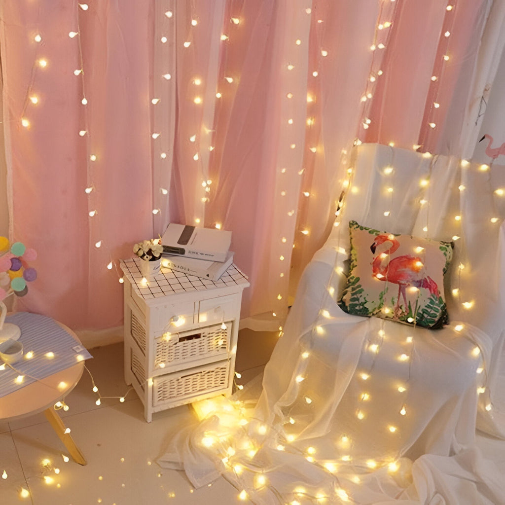 Sparkle String Lights - Decorative Ball, Flower, Star, Snowflake LED String Lights