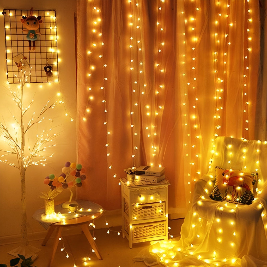 Sparkle String Lights - Decorative Ball, Flower, Star, Snowflake LED String Lights