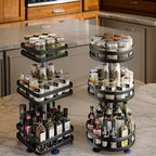 Spice Rack - 360° Rotatable Multi-Functional Shelf for the Kitchen - Organize with Ease!