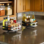 Spice Rack - 360° Rotatable Multi-Functional Shelf for the Kitchen - Organize with Ease!