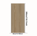 Self-adhesive 3D PVC Wall Panel with Wood Look
