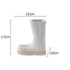 Stylish Ceramic Vase in Boot Shape