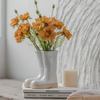 Stylish Ceramic Vase in Boot Shape