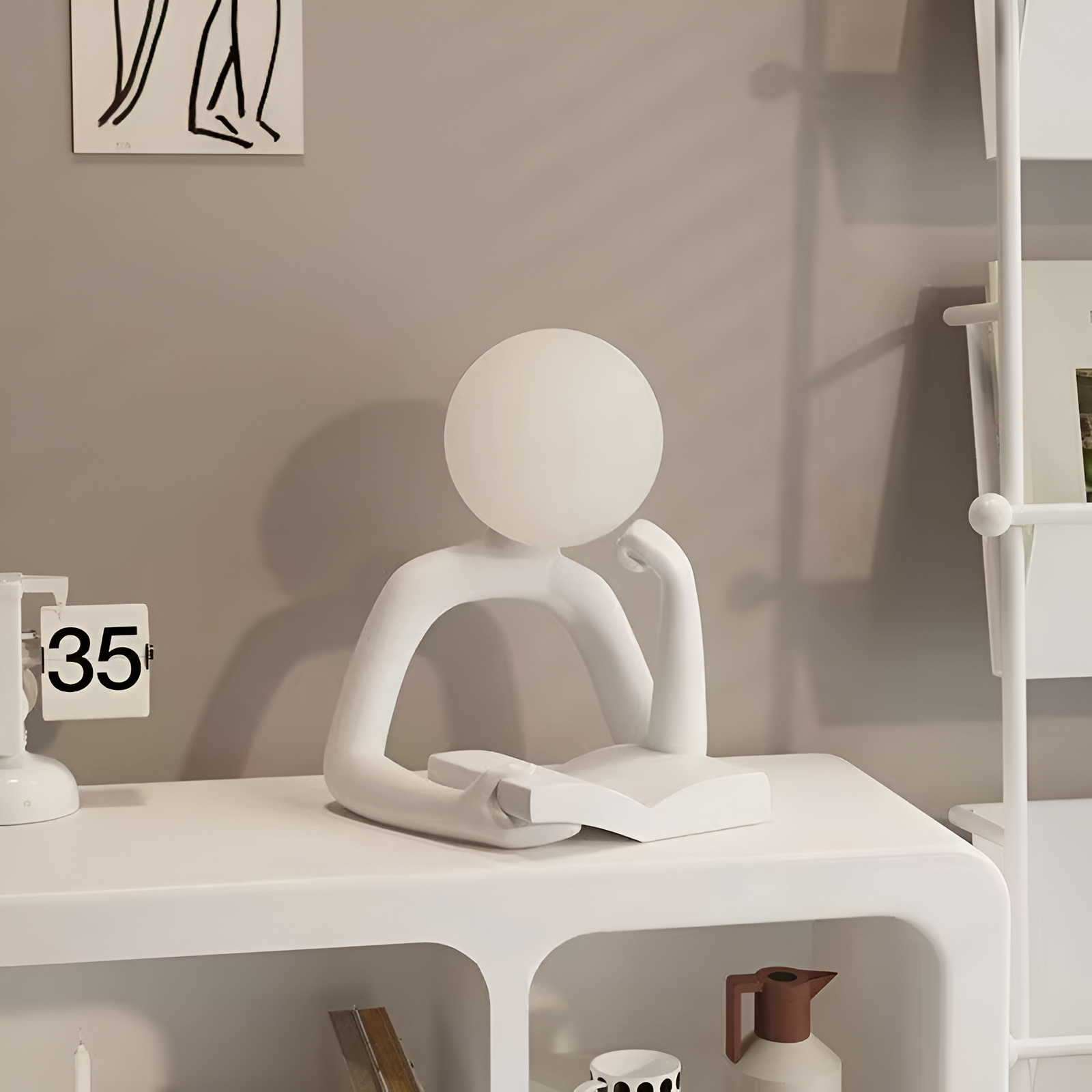 Artistic Book Reader Table Lamp