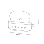TinyToast Table Lamp – Portable Toaster-Shaped Night Light with Dimmable LED & USB Port