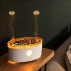Aroma Diffuser with Volcano Flame Effect – Ultrasonic Room Fragrance Diffuser
