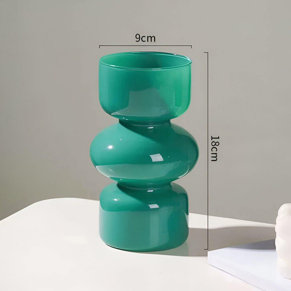Versatile Scandinavian Glass Vase in Different Colors