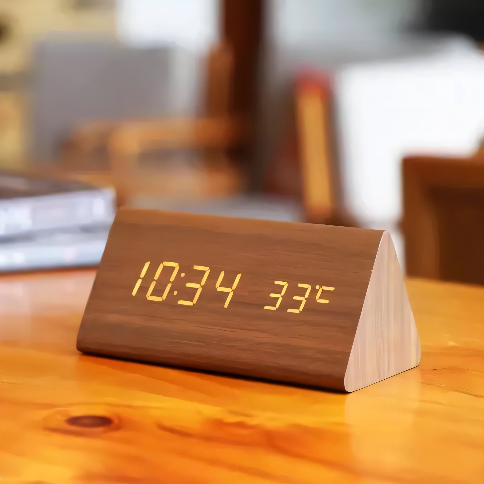 Digital LED Alarm Clock made of Plastic