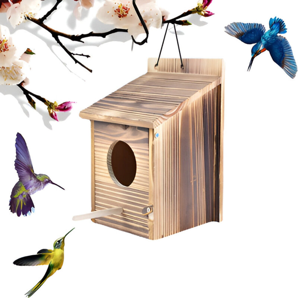 Weather-resistant Wooden Birdhouse