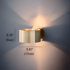 Golden Minimalist Wall Lamp