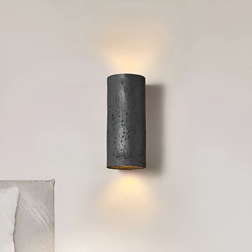 StoneBeam LED Cylinder Wall Light – Indoor/Outdoor