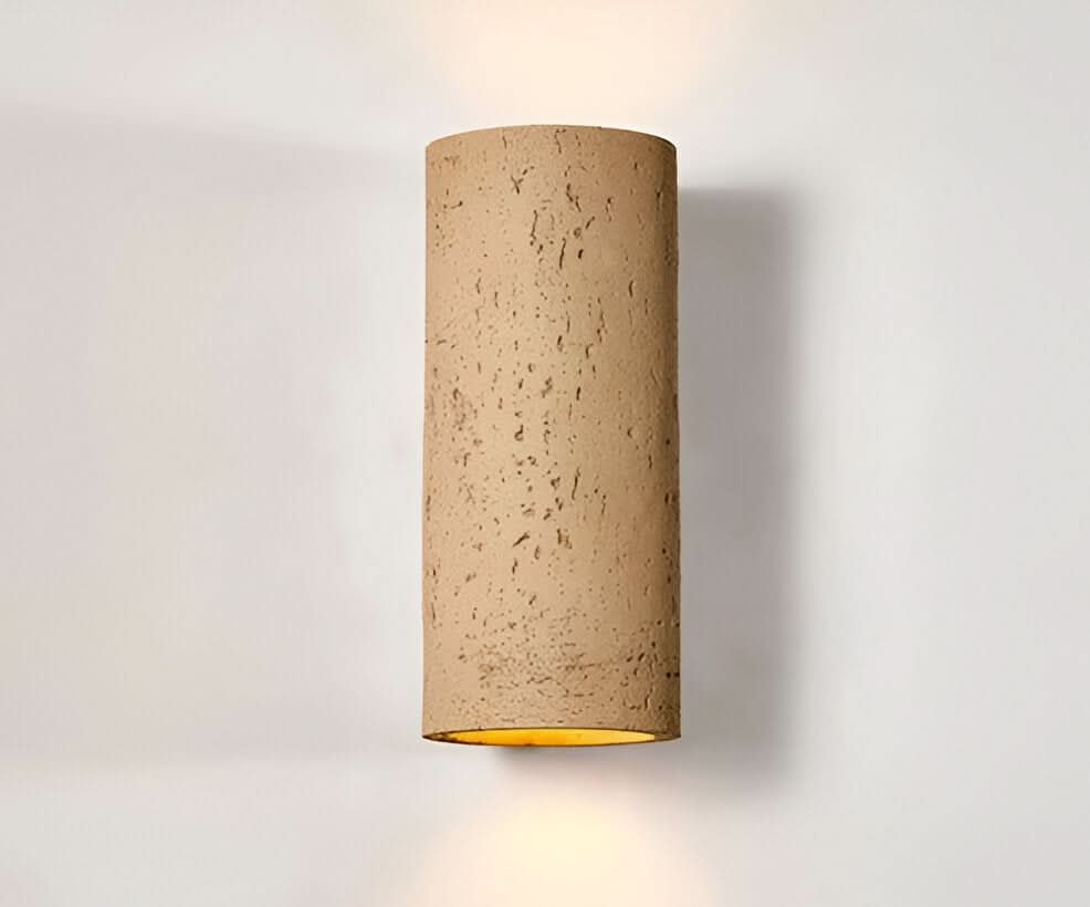 StoneBeam LED Cylinder Wall Light – Indoor/Outdoor