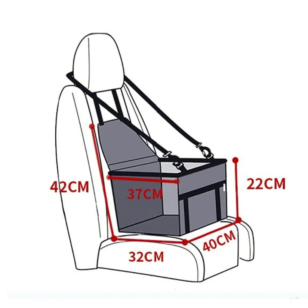 AutoPaw Elevated Dog Seat – Waterproof, Non-slip and Safe for On the Go