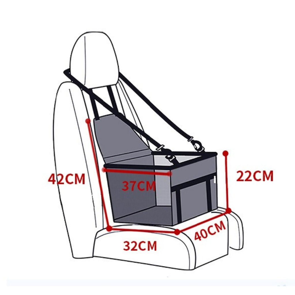 AutoPaw Elevated Dog Seat – Waterproof, Non-slip and Safe for On the Go