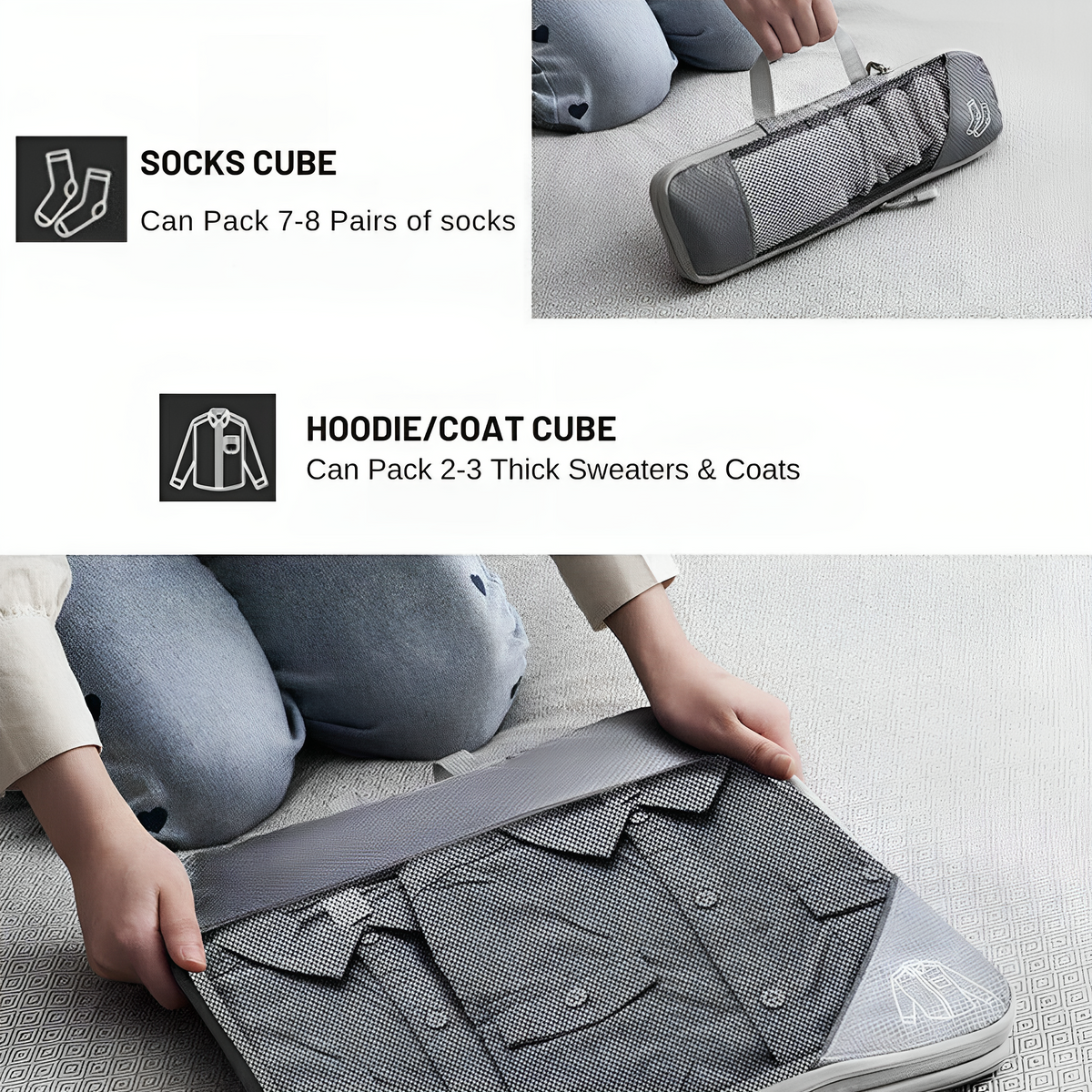 Compression Packing Cubes | Maximise Space