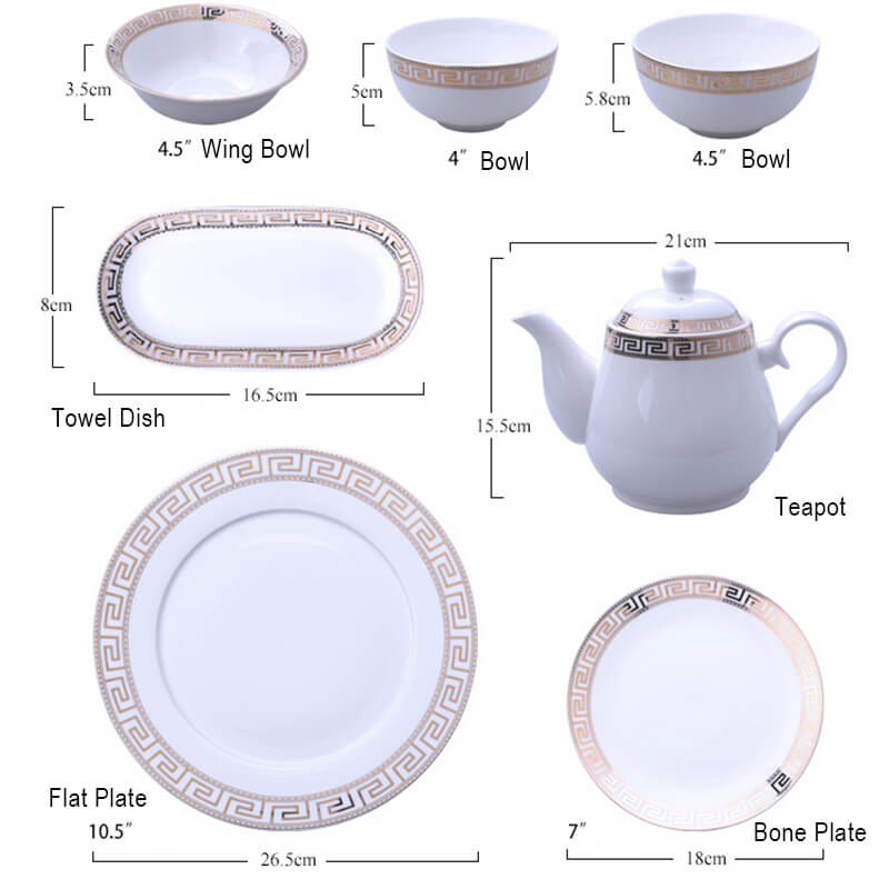 Luxury Ceramic Dish Set