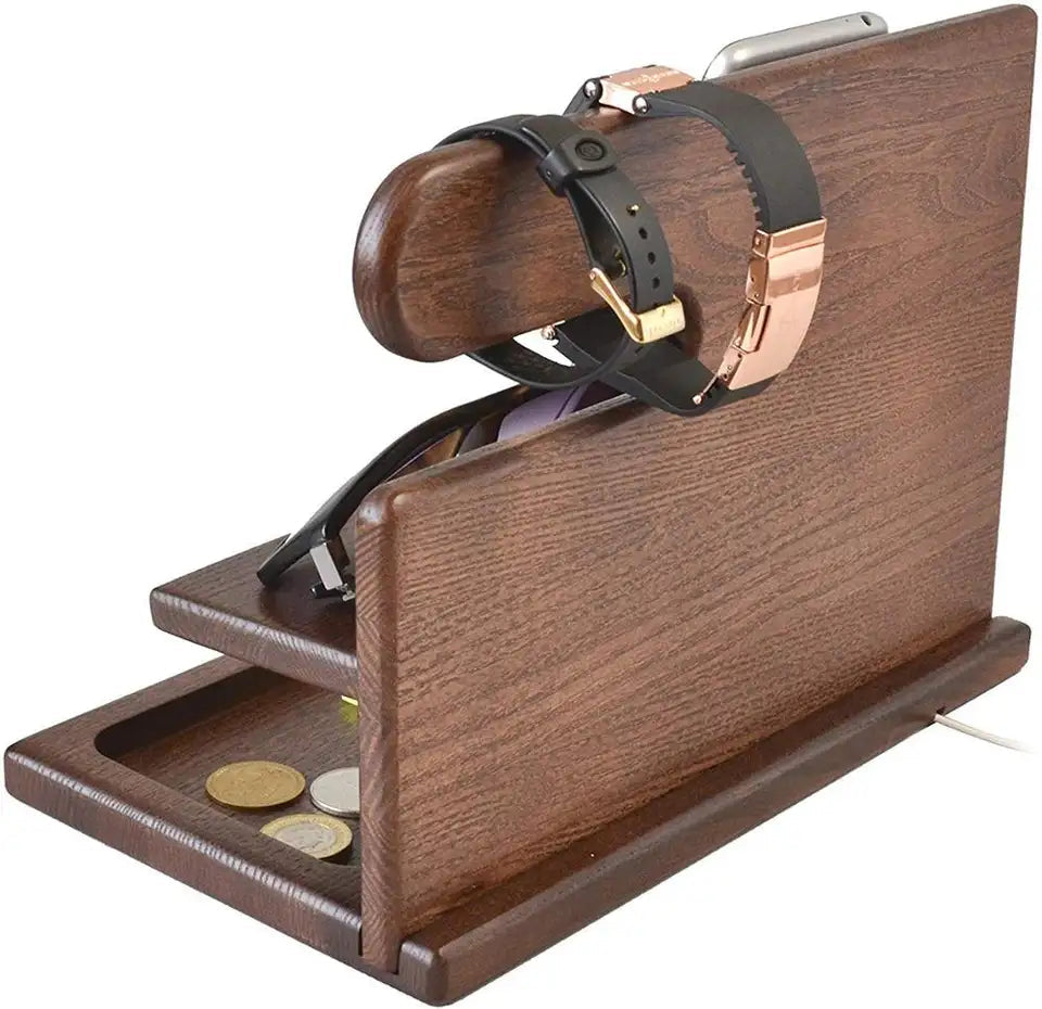 Wooden Phone Docking | Perfect organizer for your gadgets