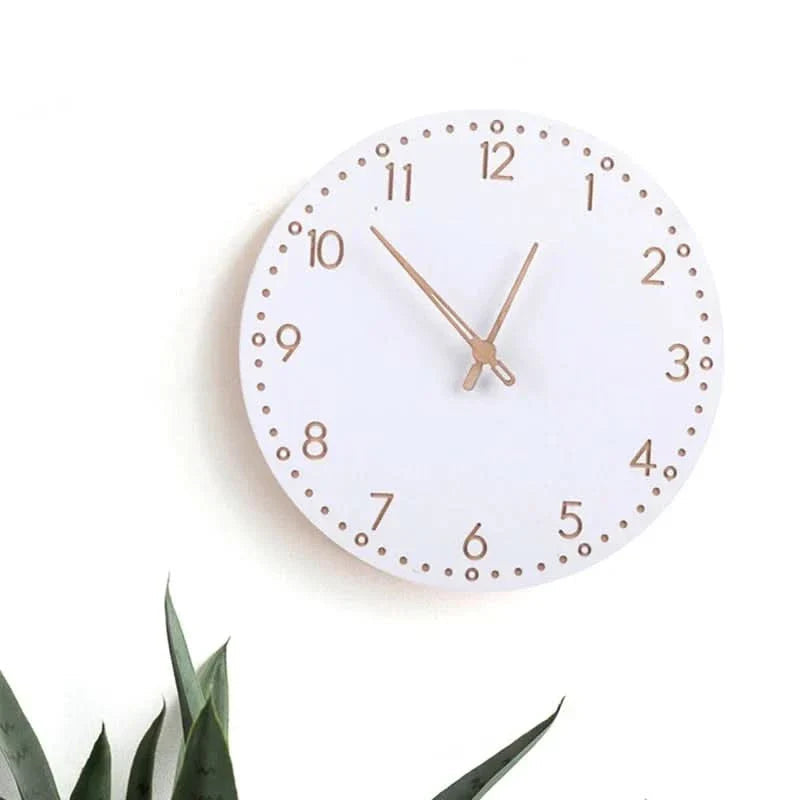 Wooden Digital Clock with LED Time Display