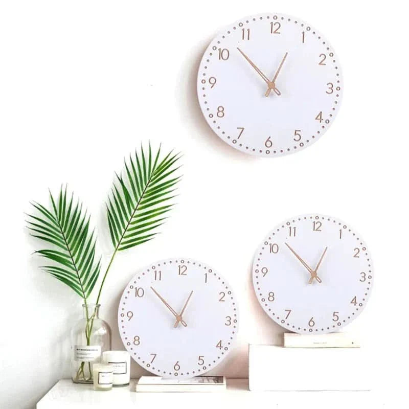 Wooden Digital Clock with LED Time Display