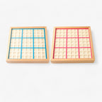 Daan | Wooden Sudoku Board Game with Drawer – Classic Brain Teaser for All Ages