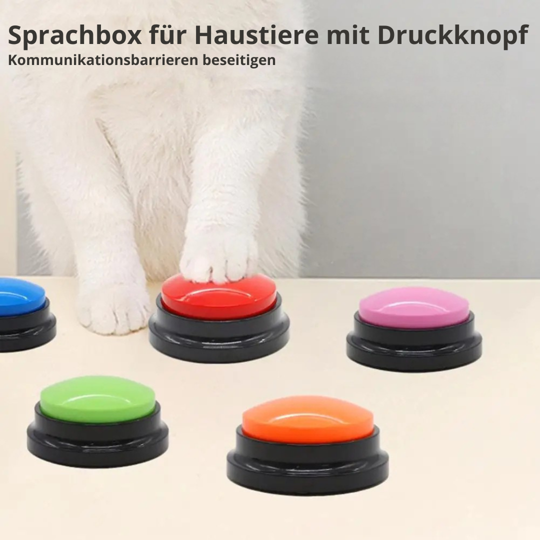 Speech buttons for dogs & cats with recording function