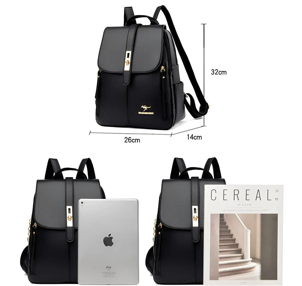 Alena Backpack - Luxurious and High-Quality Leather Women's Handbag