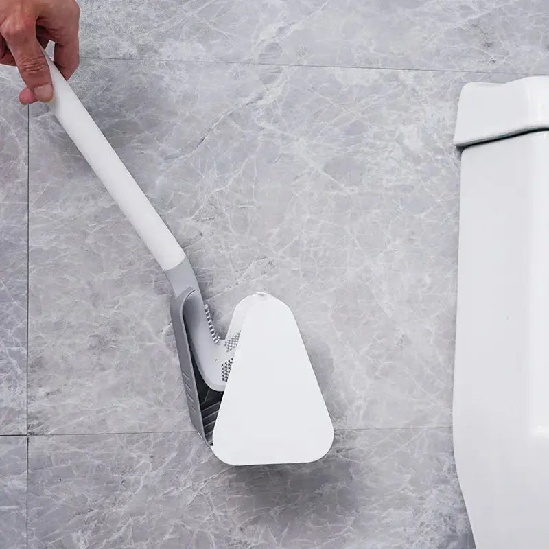 Silicone Toilet Brush with Wall Mount