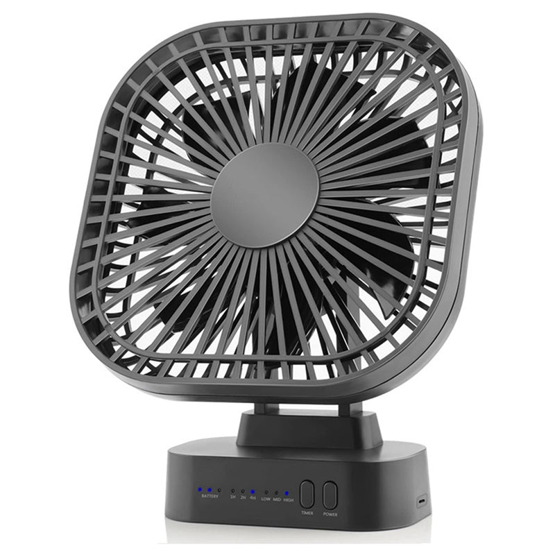 BreezePro Fan | Compact & Cordless | 38 Hours Runtime | Flexible and Quiet