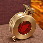 Retro storm lighter with sturdy metal housing