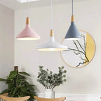 Modern elegance in the form of a stylish conical pendant lamp